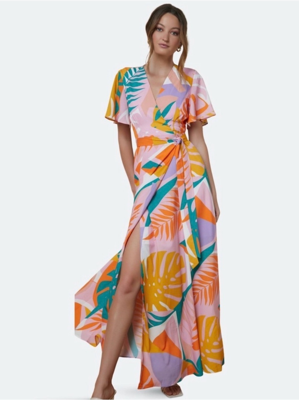 Hutch Pink Multicolor Printed Dress